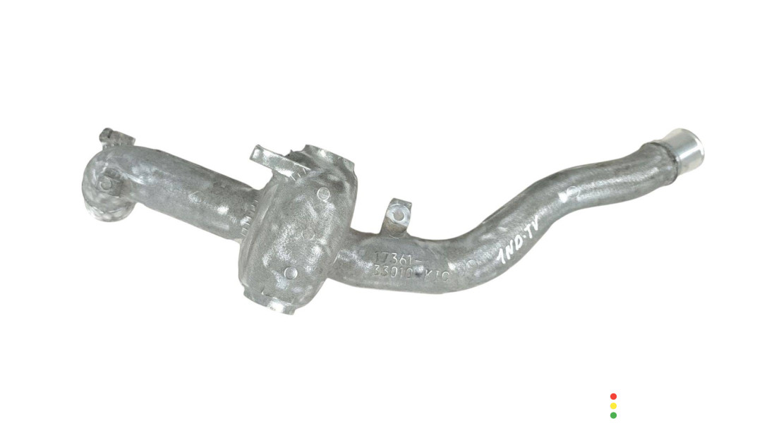 17361-33010 патрубок интеркулера Toyota Yaris XP9 2006г. - фото №1