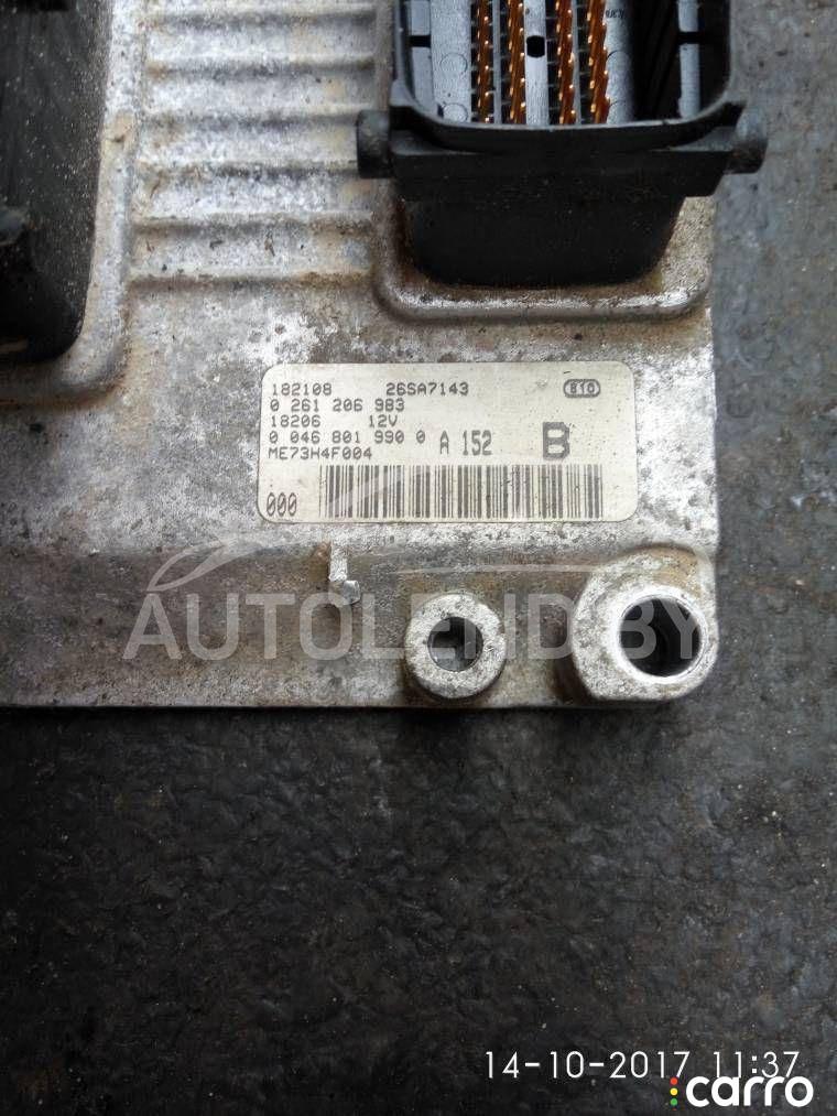 блок управления двигателем Fiat Punto 2 поколение 2000г. - фото №2