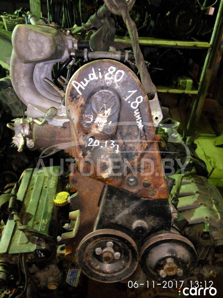 двигатель Audi 80 B3 1988г. - фото №1