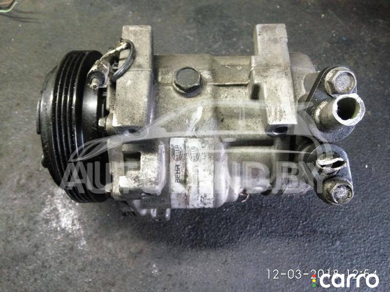компрессор кондиционера Renault Clio 1 поколение 1997г. - фото №2