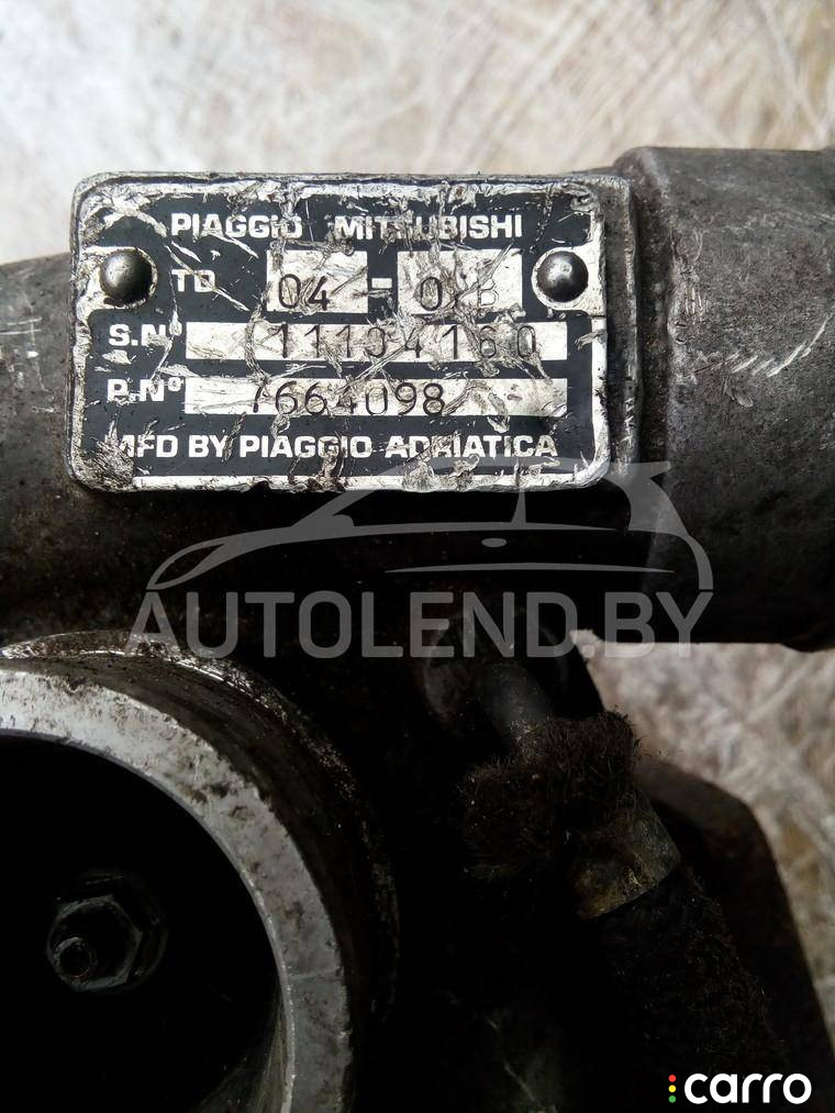 7664098 турбина Fiat Ducato 2 поколение 1994г. - фото №2