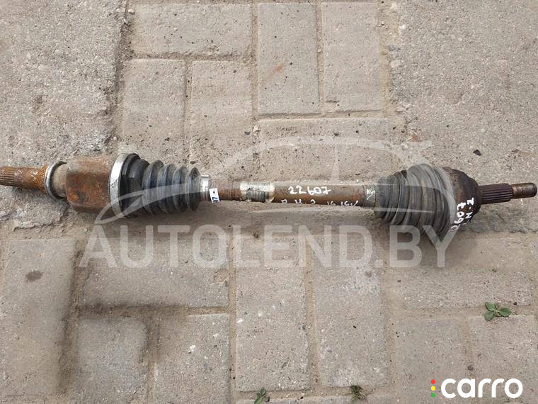 полуось передняя левая Renault Megane 2 поколение 2004г. - фото №1