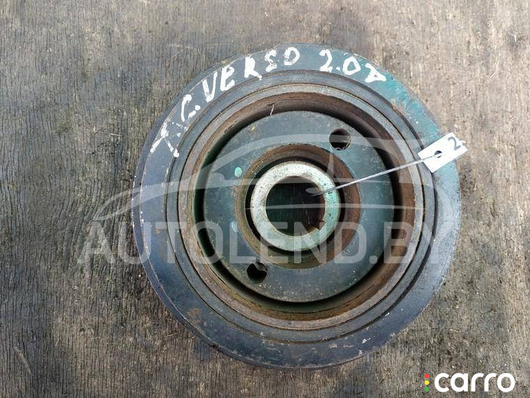 шкив коленвала Toyota Corolla Verso 1 поколение 2004г. - фото №1