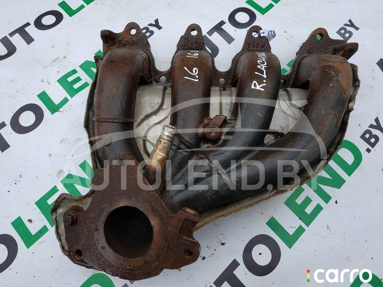 выпускной коллектор Renault Laguna 2 поколение 2002г. - фото №1