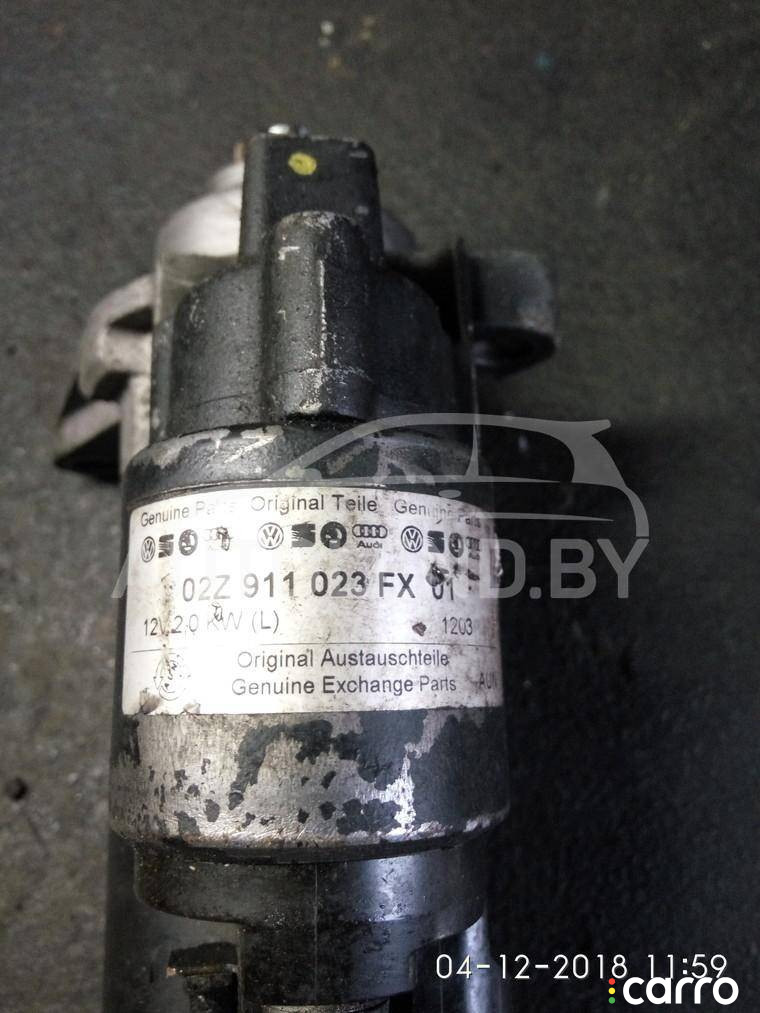 02Z911023FX01 стартер Volkswagen Transporter T5 2004г. - фото №3