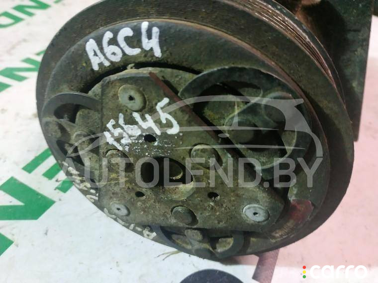 компрессор кондиционера Audi A6 C4 1996г. - фото №3