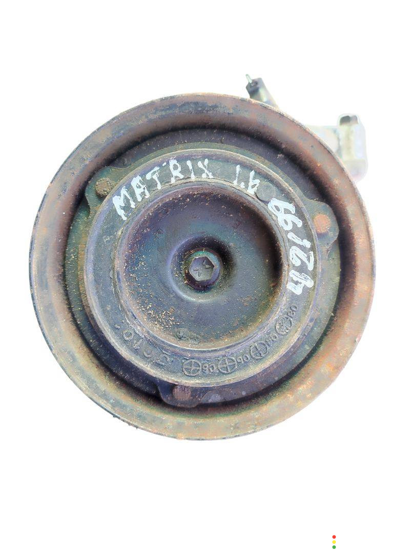 1204022700, 4E2620360 компрессор кондиционера Hyundai Matrix 1 поколение 2001г. - фото №5