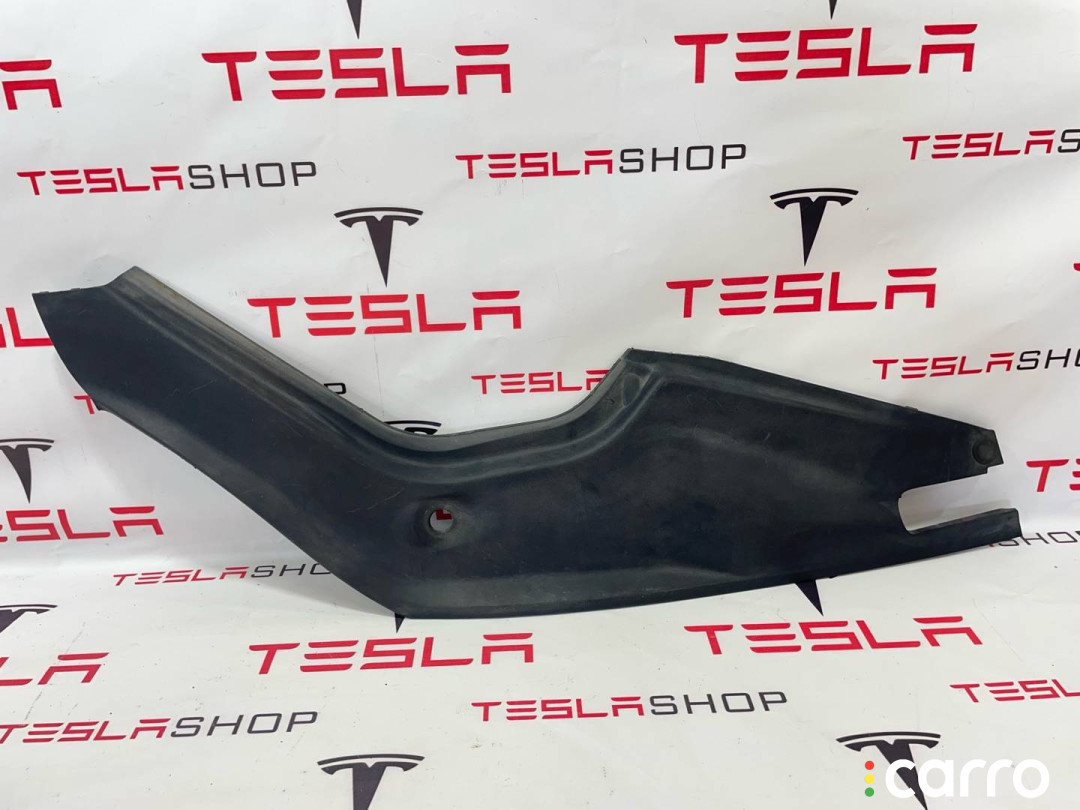 1006327-00-E, 1019073-00-A подкапотный пластик левый Tesla Model S 2015г. - фото №1