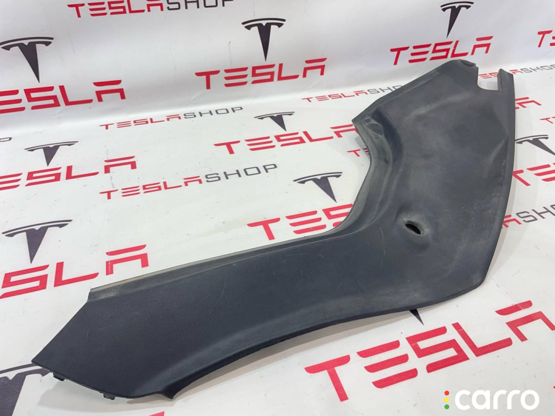 1006327-00-E, 1019073-00-A подкапотный пластик левый Tesla Model S 2015г. - фото №2