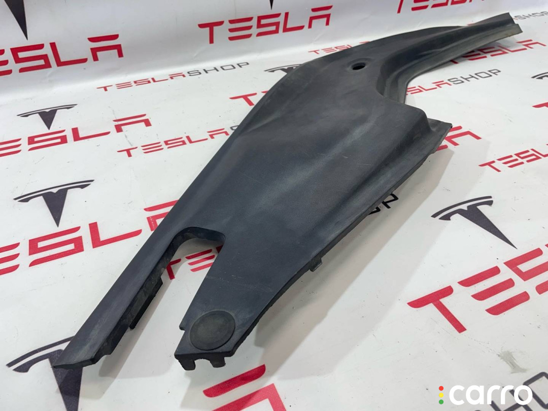 1006327-00-E, 1019073-00-A подкапотный пластик левый Tesla Model S 2015г. - фото №3