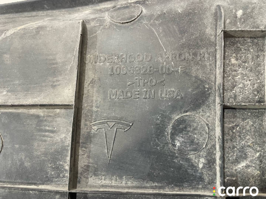 1006328-00-E, 1019075-00-A подкапотный пластик правый Tesla Model S 2015г. - фото №5