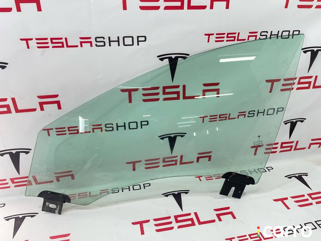 600654700E стекло двери передней левой Tesla Model S 2015г. - фото №1