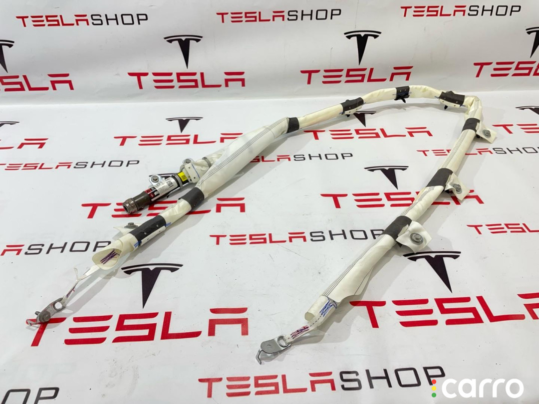 1077827-00-E Подушка безопасности боковая (шторка) левая Tesla Model 3 2019г. - фото №1