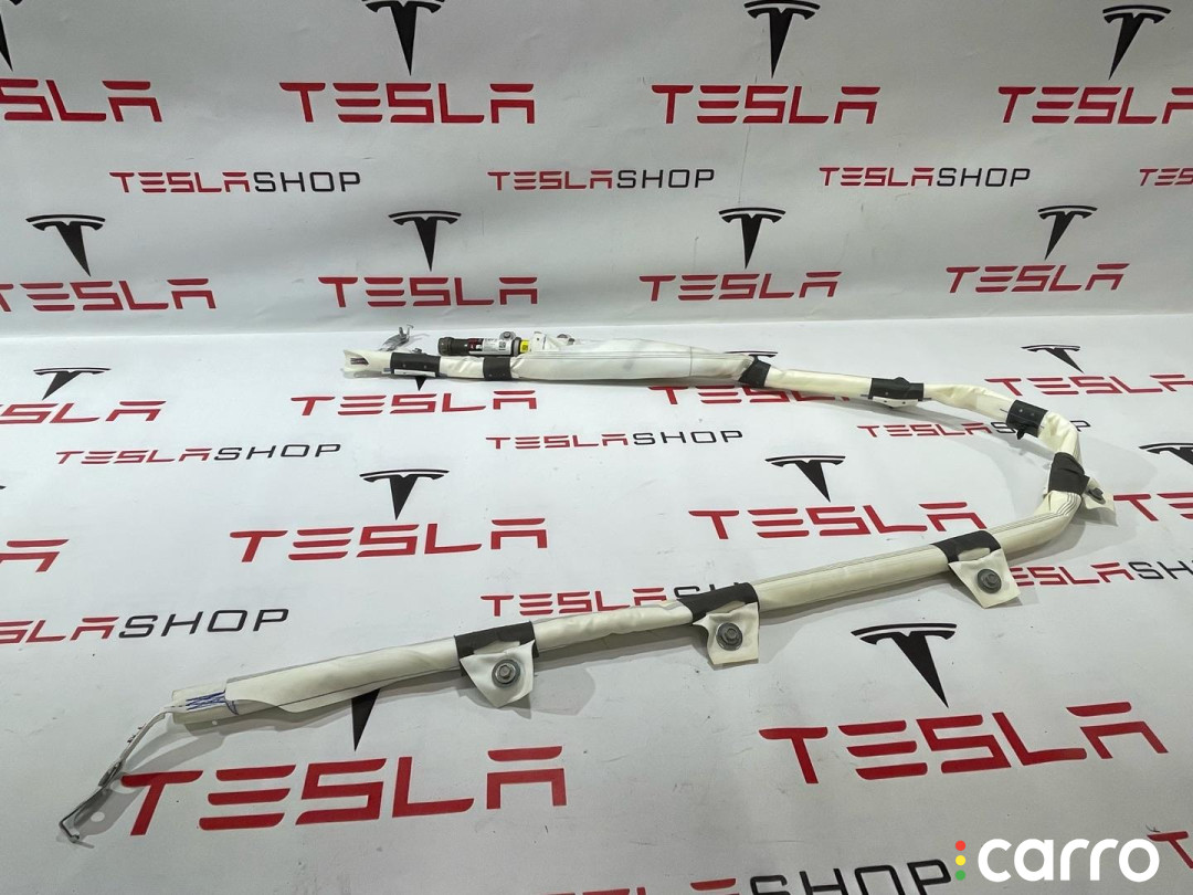 1077827-00-E Подушка безопасности боковая (шторка) левая Tesla Model 3 2019г. - фото №3