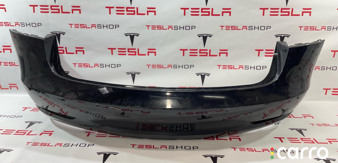 1083983-00-I, 1530721-02-B, 1103556-00-A, 1108905-00-A бампер задний Tesla Model 3 2019г. - фото №1