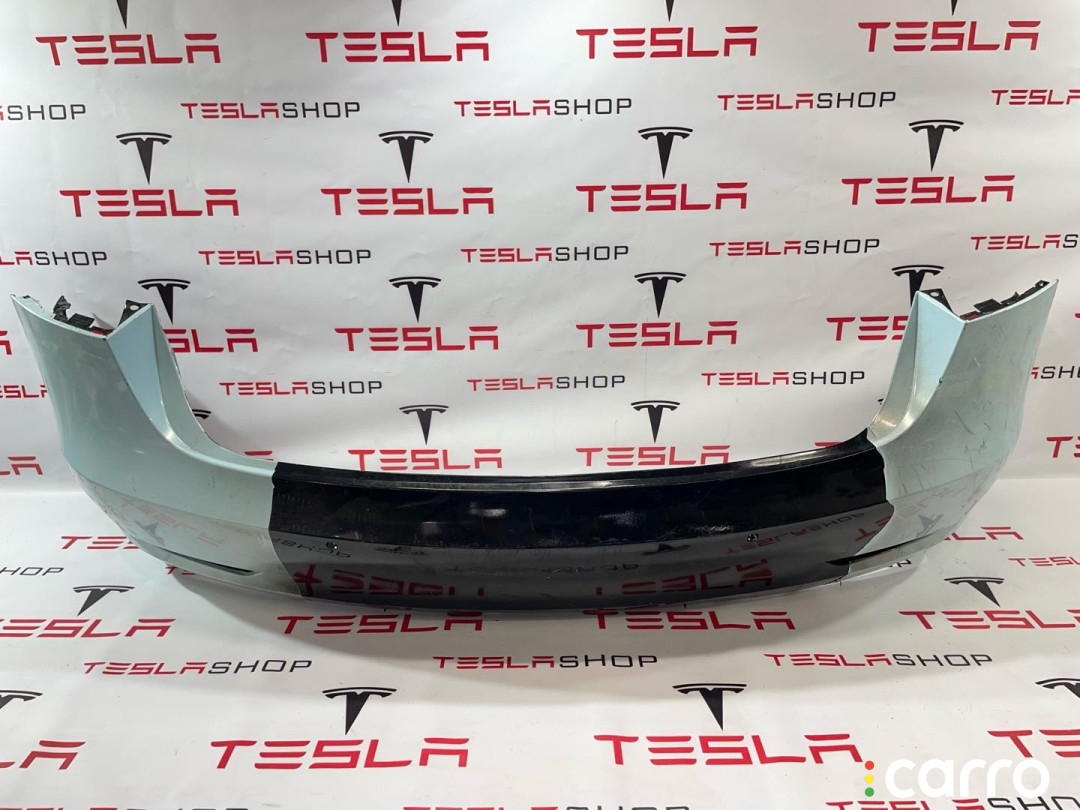 1083983-00-I, 1530721-02-B, 1103556-00-A, 1108905-00-A бампер задний Tesla Model 3 2019г. - фото №1
