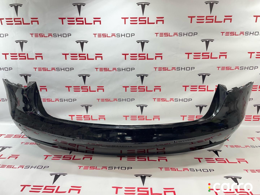 1083983-00-I, 1530721-02-B, 1103556-00-A, 1108905-00-A бампер задний Tesla Model 3 2019г. - фото №1