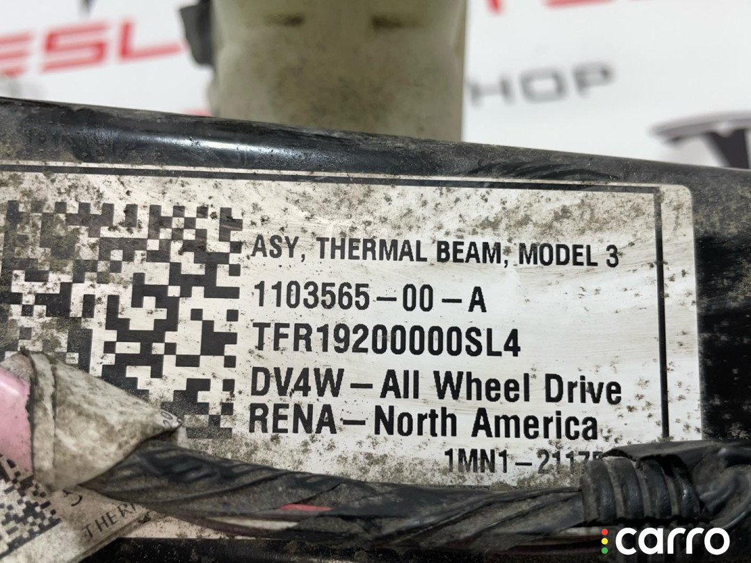 1103565-00-A, 1077617-00-D, 1088245-99-I, 108824800D, 1097015-98-J, 1097016-00-D, 1101469-00-A, 109215700F, 1068767-00-F Бачок расширительный Tesla Model 3 2019г. - фото №1