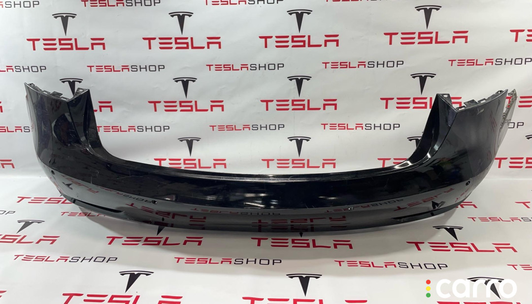 1083983-00-I, 1530721-02-B, 1103556-00-A, 1108905-00-A бампер задний Tesla Model 3 2019г. - фото №1