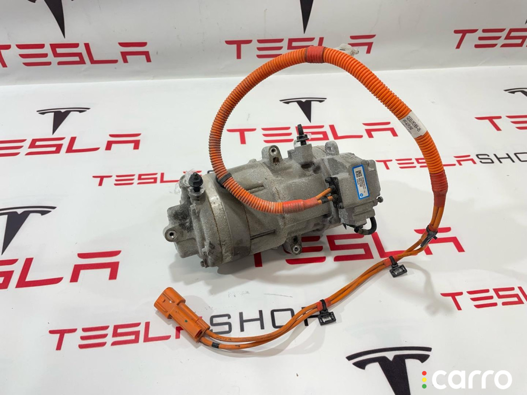 1088198-00-P, 1110711-00-B Компрессор кондиционера Tesla Model 3 2019г. - фото №1