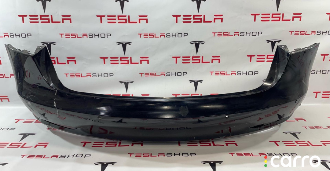 1083983-00-I, 1530721-02-B, 1103556-00-A, 1108905-00-A бампер задний Tesla Model 3 2019г. - фото №1