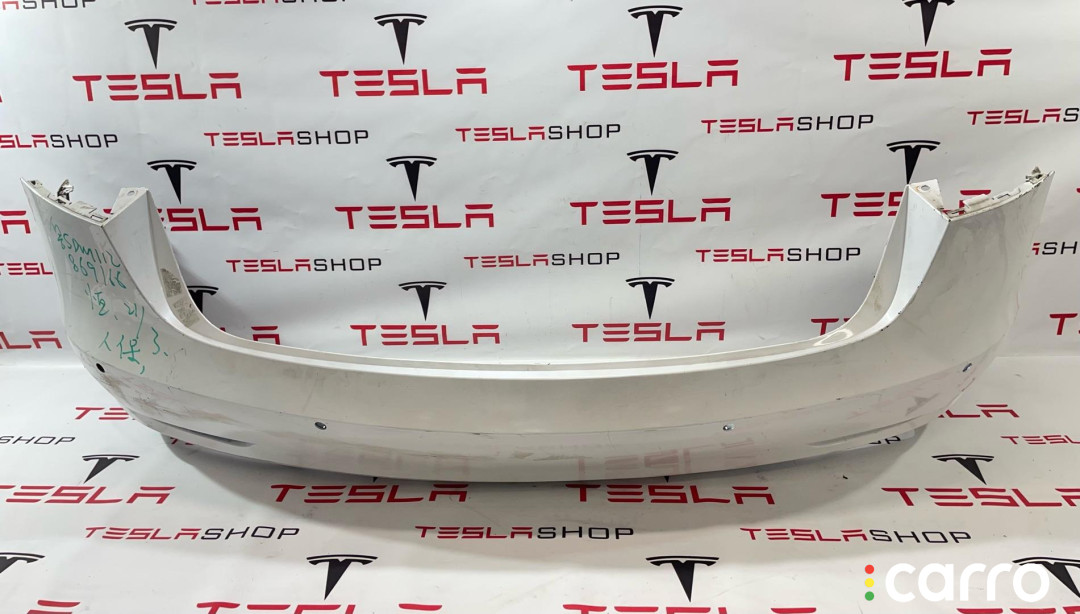1083983-00-I, 1530721-02-B, 1103556-00-A, 1108905-00-A бампер задний Tesla Model 3 2019г. - фото №1