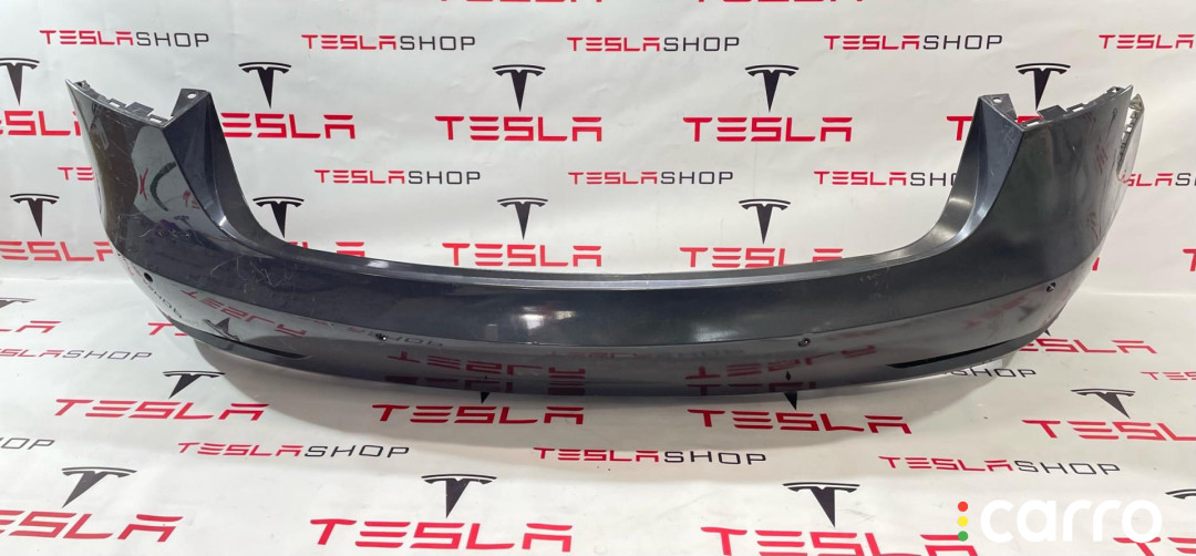 1083983-00-I, 1530721-02-B, 1103556-00-A, 1108905-00-A бампер задний Tesla Model 3 2019г. - фото №1