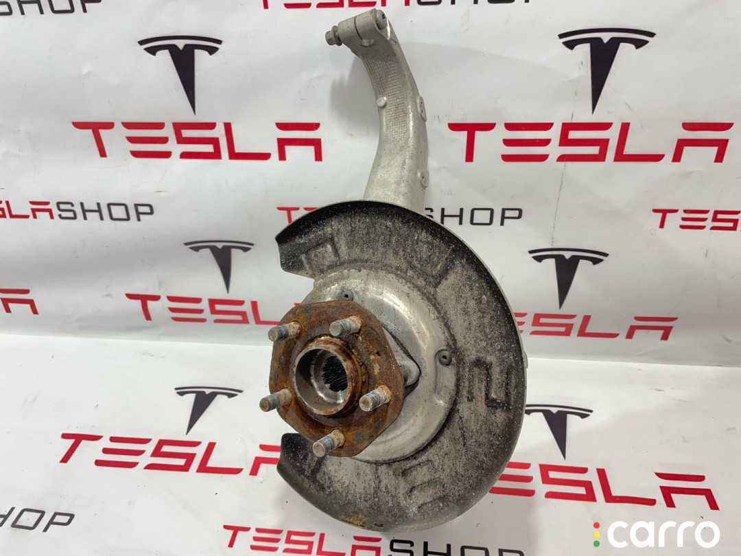 1044316-00-E, 1044121-00-B Кулак поворотный правый Tesla Model 3 2019г. - фото №4
