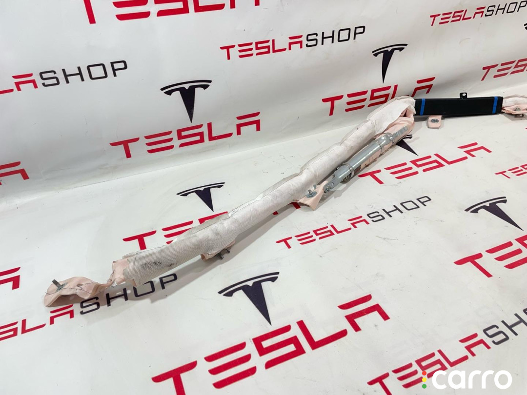 1005261-00-E Подушка безопасности боковая (шторка) левая Tesla Model S 2015г. - фото №3