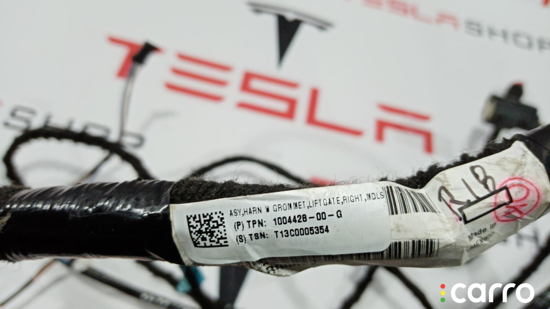 1004428-00-G Проводка крышки багажника Tesla Model S 2015г. - фото №1