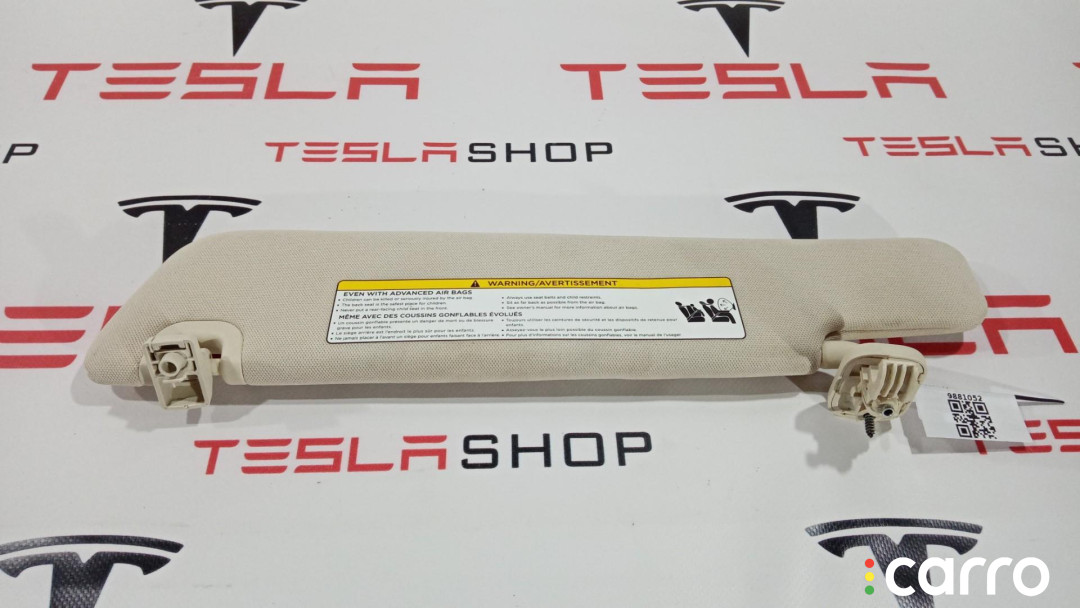 1050619-07-A Козырек солнцезащитный левый Tesla Model S 2012г. - фото №1