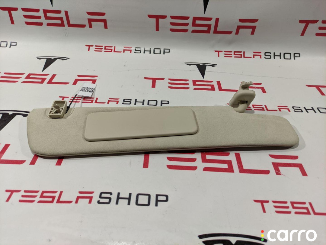 1050620-07-A Козырек солнцезащитный правый Tesla Model S 2015г. - фото №1