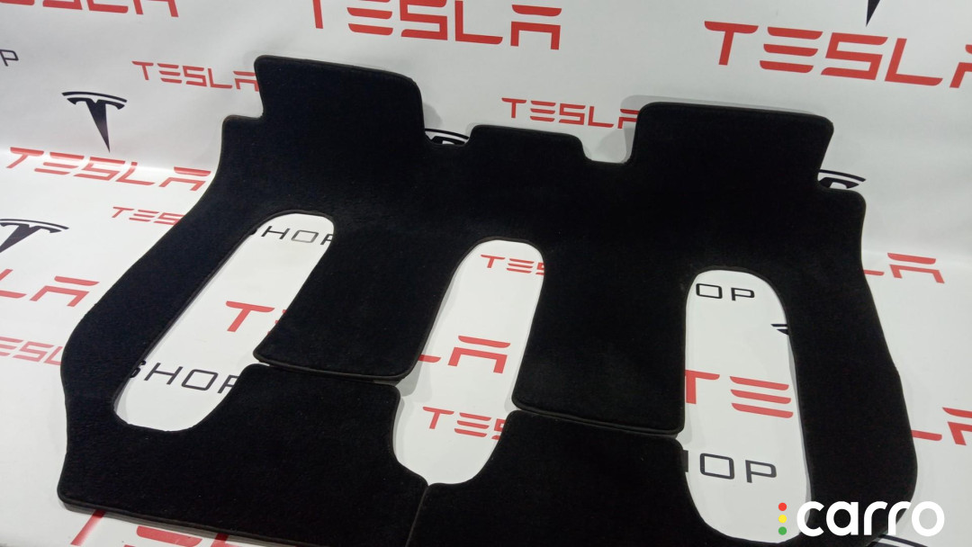 1035875-00-E, 1035878-00-E Коврики салона задний Tesla Model X 2020г. - фото №1