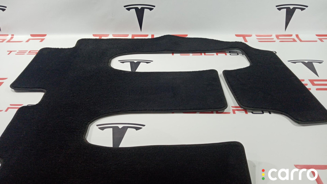 1035875-00-E, 1035878-00-E Коврики салона задний Tesla Model X 2020г. - фото №3