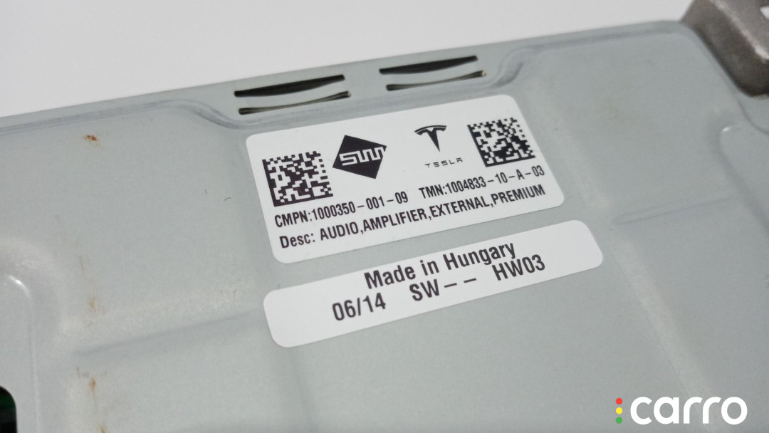 1000350-001-09, 1004833-10-A Усилитель аудио PREMIUM Tesla Model S 2014г. - фото №3
