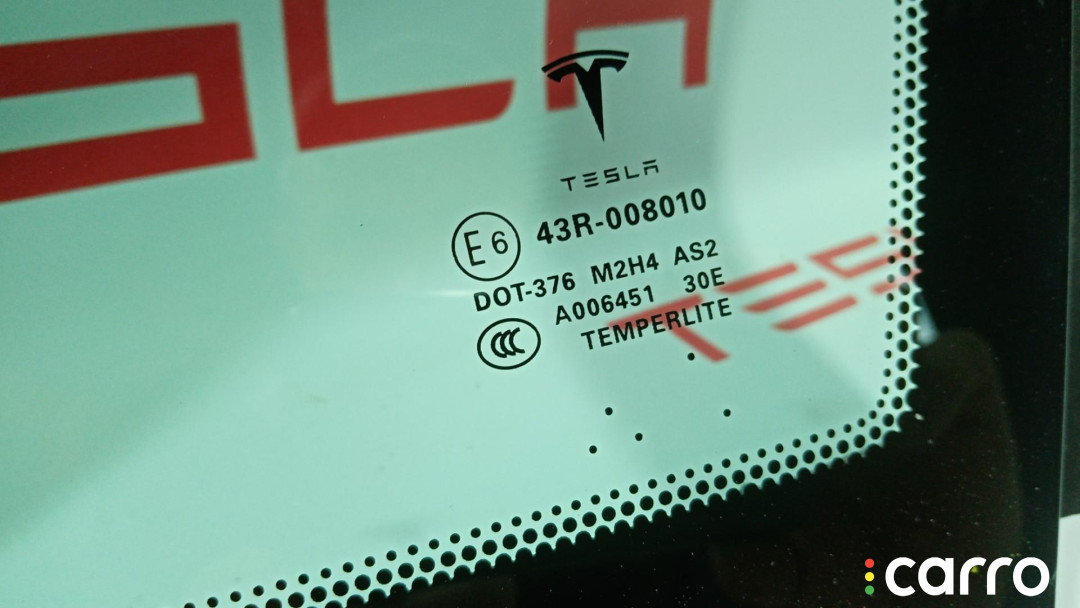 105182199A, 6006383-00-I Форточка в заднее крыло Tesla Model S 2014г. - фото №2