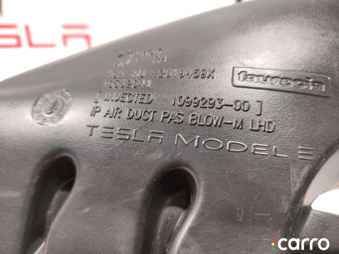 1083389-00-D, 1099293-00-I воздуховод Tesla Model 3 2020г. - фото №2