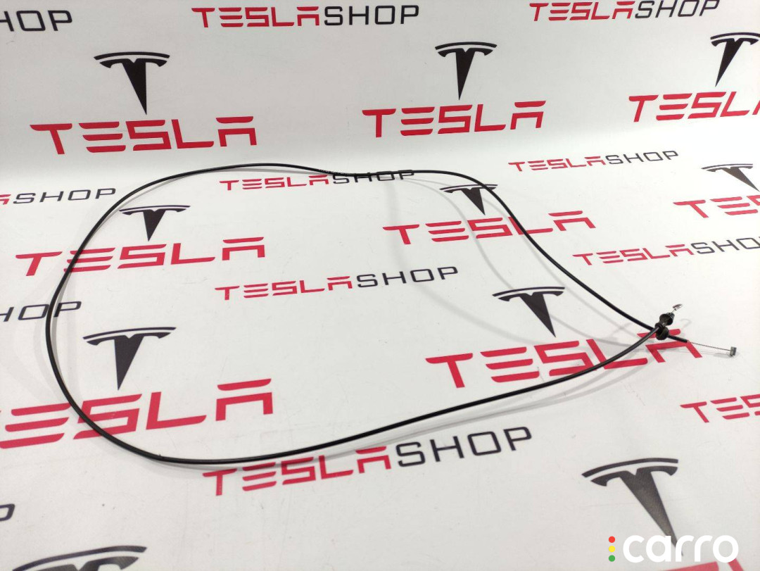 6009164-00-E Тросик замка капота Tesla Model S 2014г. - фото №1