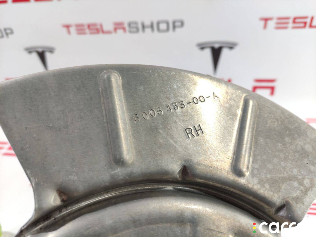 6006433-00-A Кожух тормозного диска Tesla Model S 2016г. - фото №2