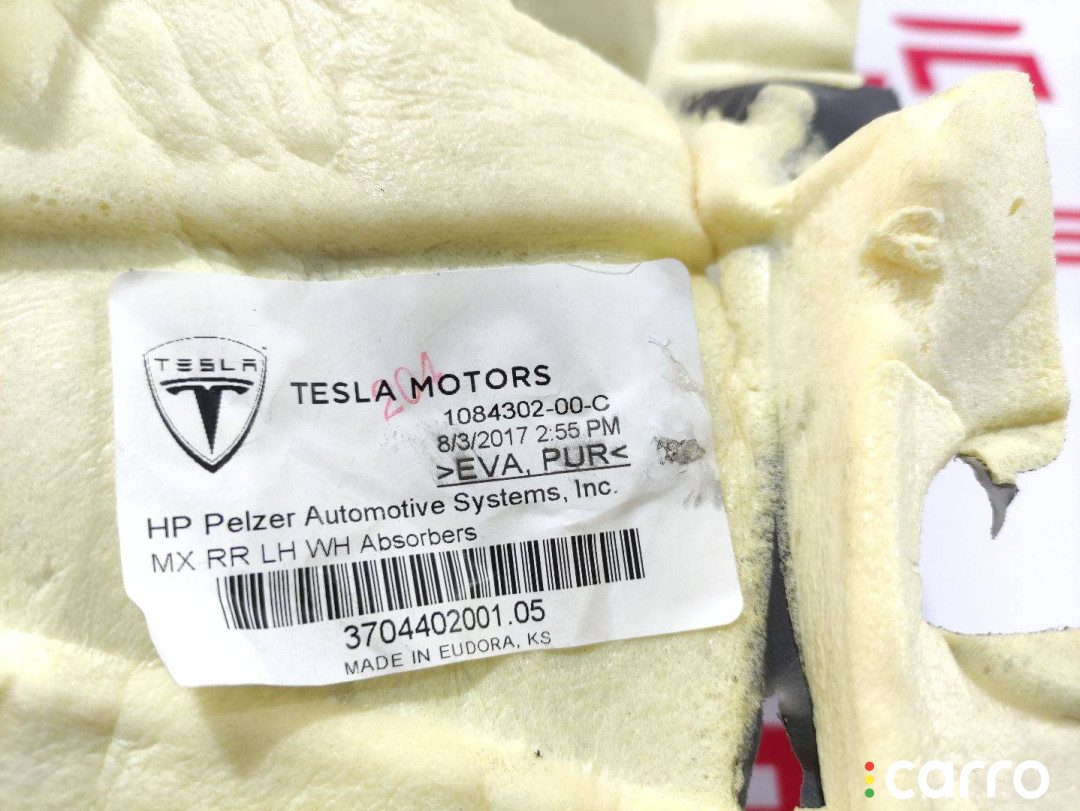 1084302-00-C шумоизоляция (термозащита) Tesla Model X 2017г. - фото №2