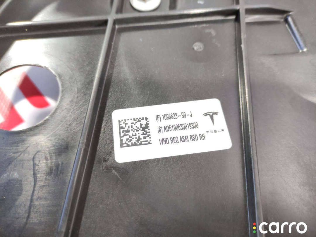 1096623-00-K, 1096623-99-H, 109662399J стеклоподъемник задний правый Tesla Model 3 2020г. - фото №2