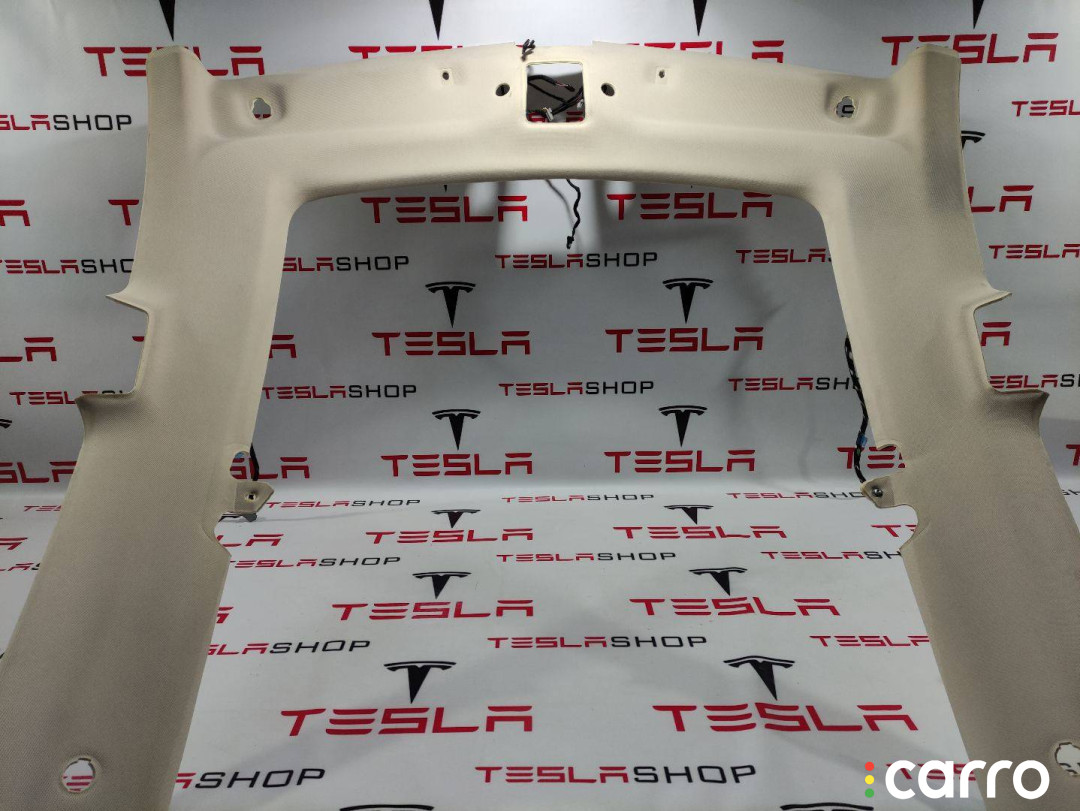 1037523-01-M, 1045932-S0-B Обшивка потолка Tesla Model S 2015г. - фото №1