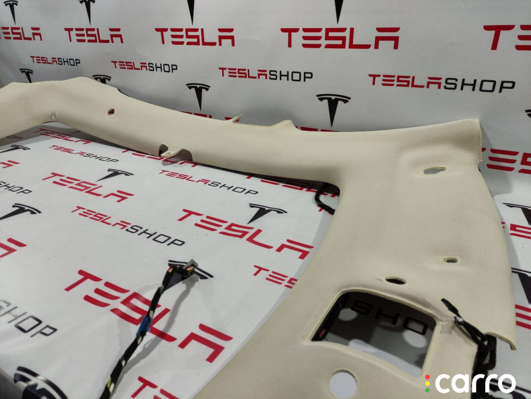 1037523-01-M, 1045932-S0-B Обшивка потолка Tesla Model S 2015г. - фото №3