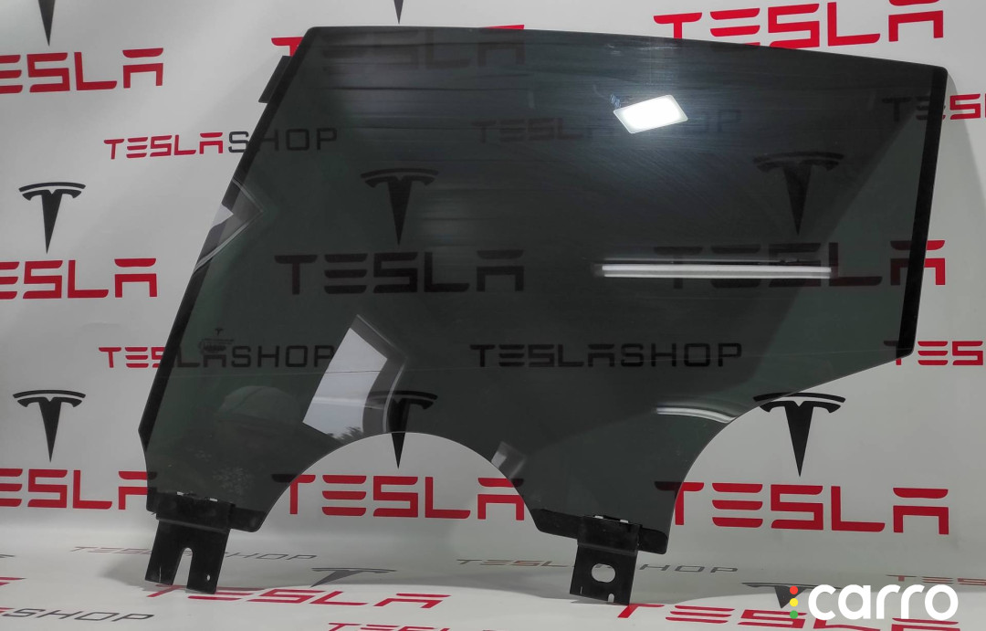 1052717-00-D стекло двери задней левой Tesla Model X 2017г. - фото №1