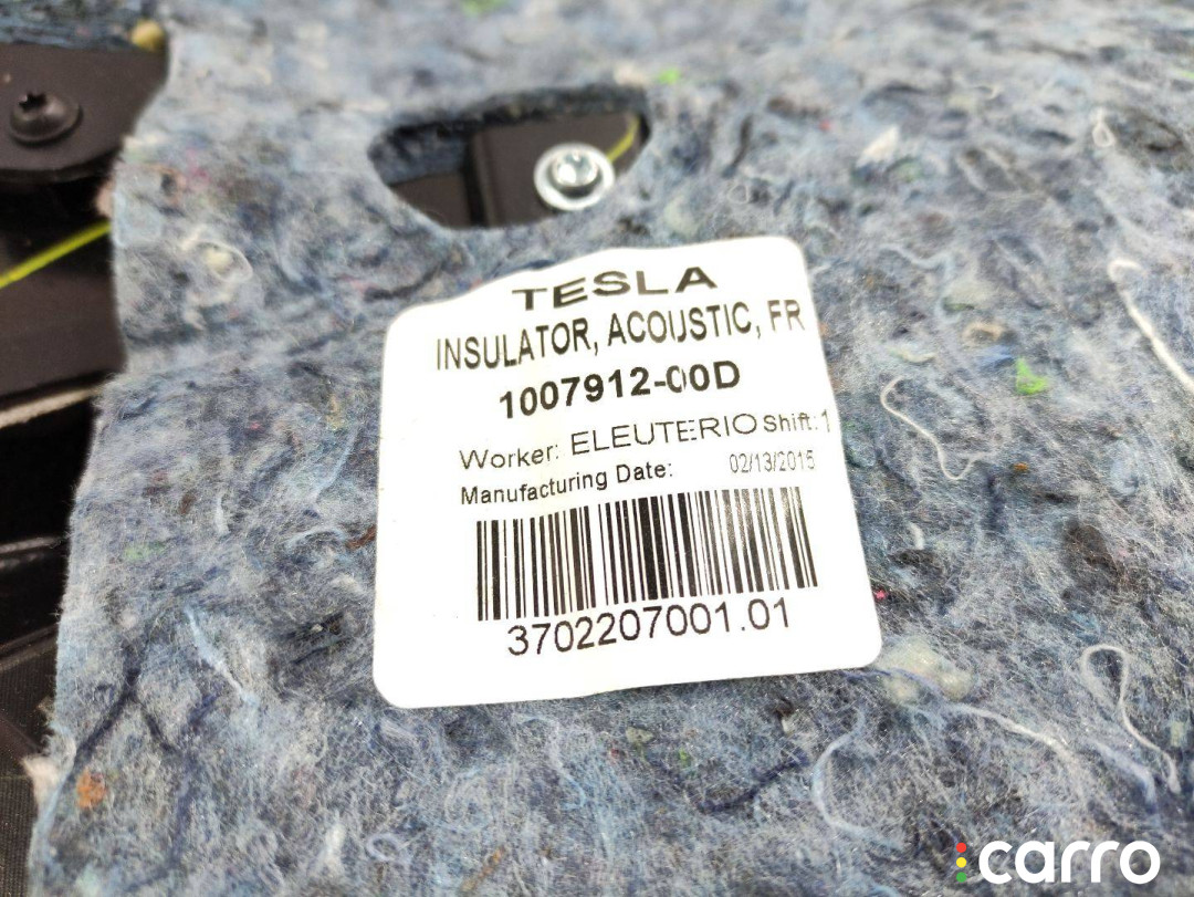 1007912-00-D, 1007936-21-L обшивка двери передней правой Tesla Model S 2015г. - фото №5