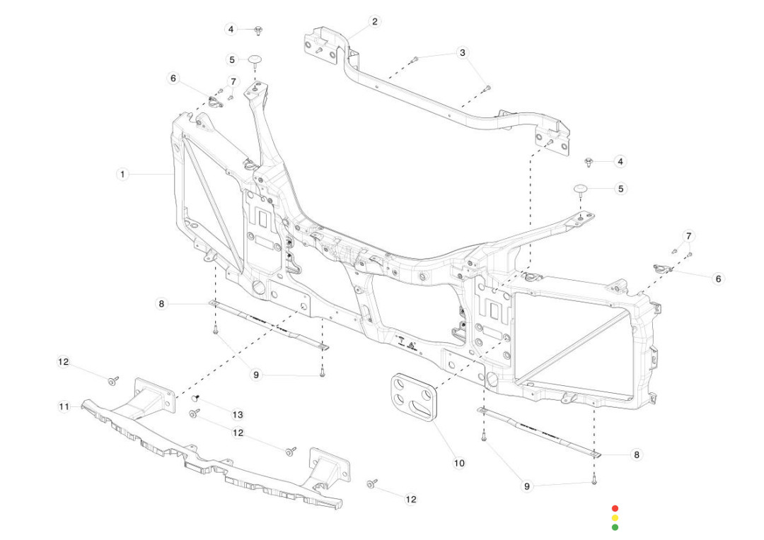 100939900A Рама Tesla Model S 2020г. - фото №1