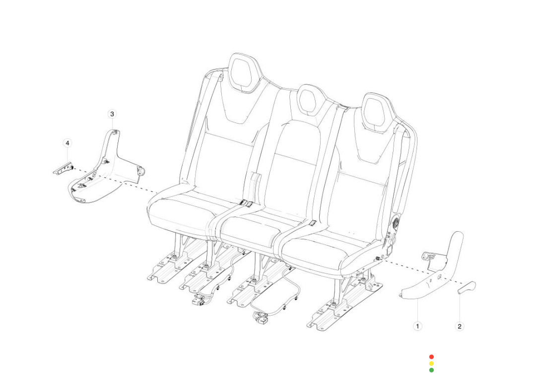 Сиденье Tesla Model X 2020г. - фото №1