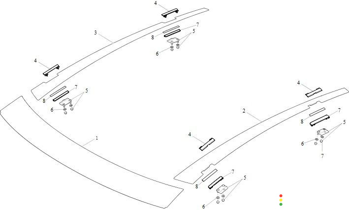 1026859-S0-A Крыша Tesla Model S 2016г. - фото №1