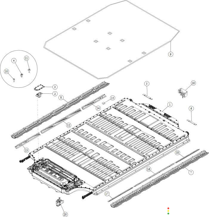 1016757-00-A Распределитель тока Tesla Model S 2016г. - фото №1