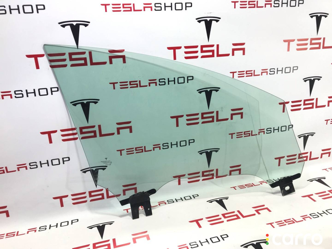 102882200J стекло двери передней левой Tesla Model X 2016г. - фото №1